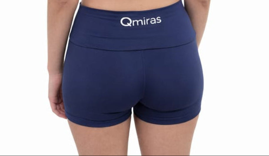 LEGGING CORTO PLIEGUE AZUL MARINO